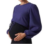 Blouse de Grossesse Marine Femme Mamalicious Aura L