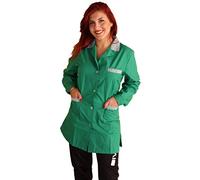 Blouse de travail femme, casaque, Maêtre, entreprises de nettoyage, professionnel, ouvrier, tablier, vert, XXL