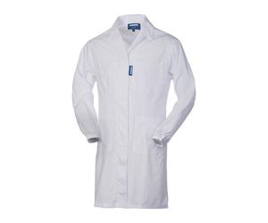 Blouse de travail femme tissu mélangé blanc - taille S