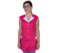 Blouse de travail femme, tour de manche, casquette pour ouvrier, maître, entreprises de nettoyage, tablier pour fruits, gastronomie, Fuchsia, M