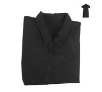 Blouse de Travail Imperméable avec Compartiments et Fermeture Éclair | Tissu Polyester Léger Anti-statique, Manches Longues Ajustables, Col Montant pour Professionnels du Toilettage