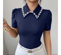 Blouse décontractée élégante Aniusta pour femmes, convenant pour les vacances, le Jour de l'Indépendance, le Jour du Travail, le Jour de Christophe Colomb, l'Action de Grâce, la Saint-Valentin, style 