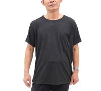 Blouse d'infirmière à boutons-pression for fracture, 1 pièce, chemise de récupération for chirurgie du bras, for patients alités et âgés(Svart,2xl)