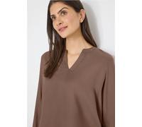 Blouse en couleur unie