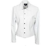 Blouse en cuir Veste en cuir VRAI blanc