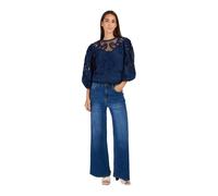 Blouse en dentelle femme Derhy Bali Bleu L