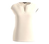 Blouse en jersey Ã manches courtes et finitions satinÃ©es femme COMMA Beige 40