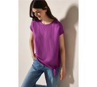 Blouse en lin mélangé avec nœuds