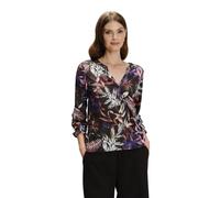 Blouse en maille Ã imprimÃ© floral femme Greenpoint Noir XL