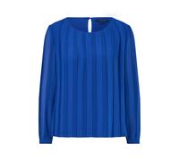 Blouse en mousseline à plis femme COMMA Bleu 34