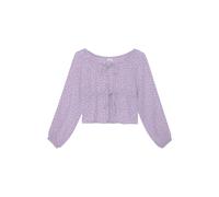 Blouse en mousseline coupe ample avec col rond fille s.Oliver Violet 15/16 ans