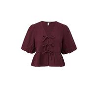 Blouse en mousseline femme QS Regular Fit Rouge 34