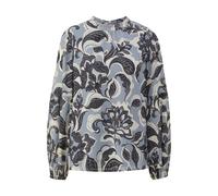 Blouse en mousseline semi-transparente Ã imprimÃ© fleuri femme COMMA Bleu 36