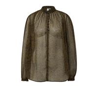 Blouse en mousseline semi-transparente femme QS Vert 34