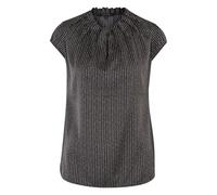 Blouse en satin avec fronce femme COMMA Noir 40