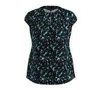 Blouse en satin avec fronce femme COMMA Noir 44