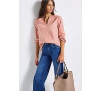 Blouse en velours côtelé avec détails à volants