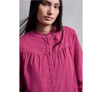 Blouse en velours côtelé avec détails à volants