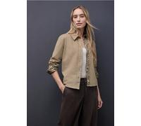 Blouse en velours côtelé avec détails de taille