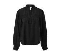 Blouse en viscose smockés femme QS Noir 40