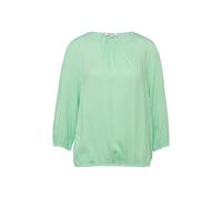 Blouse en viscose structurÃ©e avec dÃ©tails froncÃ©s col rond femme s.Oliver Vert 46