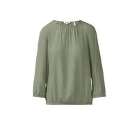 Blouse en viscose structurÃ©e avec dÃ©tails froncÃ©s femme s.Oliver Vert 36