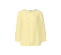 Blouse en viscose structurée avec détails froncés femme s.Oliver Jaune 44