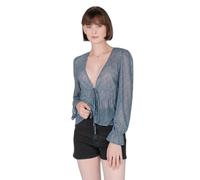 Blouse en voile femme 24 Colours Bleu 38
