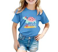 Blouse Enfant, VêTements pour Filles T-Shirts Graphiques Mignons T-Shirts à Manches Courtes pour Enfants T-Shirts OcéAn
