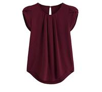 Blouse Ete Femme Soldes Blouses Jetables Soldes Chemisier Satin Femme Haut Paillettes Tee Shirt Manches Courtes Tunique Marron Chemise Double Gaze Vetement Marque Mariniere Thermique Blouse