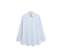 Blouse femme ARMEDANGELS Maalgaa Lino Striped Bleu S