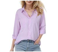 Blouse Femme Chic Et éLéGant - Nouveau Cardigan Rayé Haut Ample Décontracté à Manches Longues pour Femmes - Chemise Confortable et Élégante
