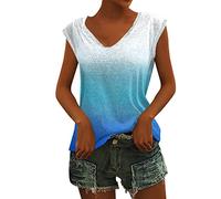 Blouse Femme Fluide Soldes Chemise Manches Courtes Femme T Shirts À Longues Haut Ete Grande Taille Blouse Medecin Rouge Tee Shirts Col V T Bateau Chemisier Bleu Chic XXL Coton Cerise Blanche