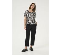 Kaffe Chemisier 'KAAmber' noir / blanc cassé, Taille S