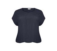 KAFFE CURVE Chemisier 'Ami Stanley' bleu marine, Taille XXL