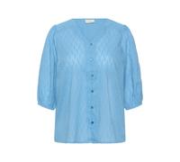 Blouse femme KAFFE Curve Gabby Bleu 44