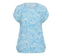 Blouse femme KAFFE Curve Vilana Bleu 46