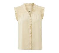 Blouse femme Mexx Linen Mix Slub Jaune 42