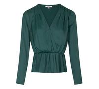 Blouse FEMME MORGAN avec manches longues et col v sapin satin 42