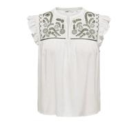 ONLY Onlvestine S/S Haut WVN, Cloud Dancer, XL