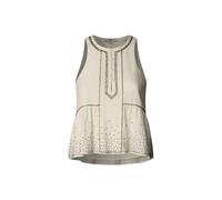 Pepe Jeans Octavia Sleeveless Shirt Beige S Femme