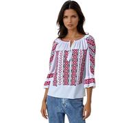 Blouse femme R24, blanc alpin/érable rouge, marimea 2XL