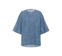 SOAKED IN LUXURY Chemisier 'SLNinnie Amilea' bleu denim, Taille M