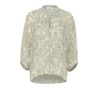 Soaked in Luxury - Chemisier à imprimé Shadow Drop - Femme - Blouses et Chemises - Beige - Taille: 44 FR