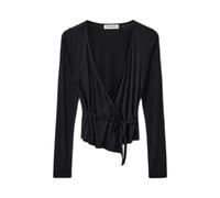 Sofie Schnoor - Blouse Noire à Col en V - Femme - Blouses et Chemises - Noir - Taille: 38 FR