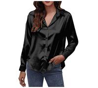 Blouse Femme,Soie,Haut Rouge Femme,Tunique Femme Chic Et Elegant,Chemisier Satin Femme