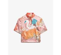 Superdry & Co T-shirt azur / mandarine / rose / blanc, Taille M