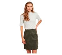 Blouse Femme - Vila - NOS VISOLITTA Rib Funnelneck 2-4 Top-SU-Noos - Manches courtes - Couleur Birch XS