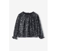 VERTBAUDET Blouse Fille noël à Sequins Argent 7A