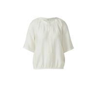 Blouse fluide en viscose avec fronces et nœud femme s.Oliver Blanc 40